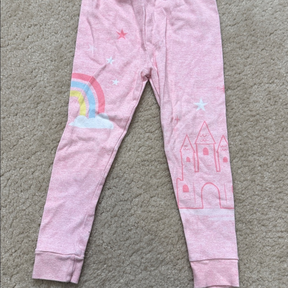 Disney Princess Pink Pajama Set for Kids - Size 3T - Picture 5 of 7
